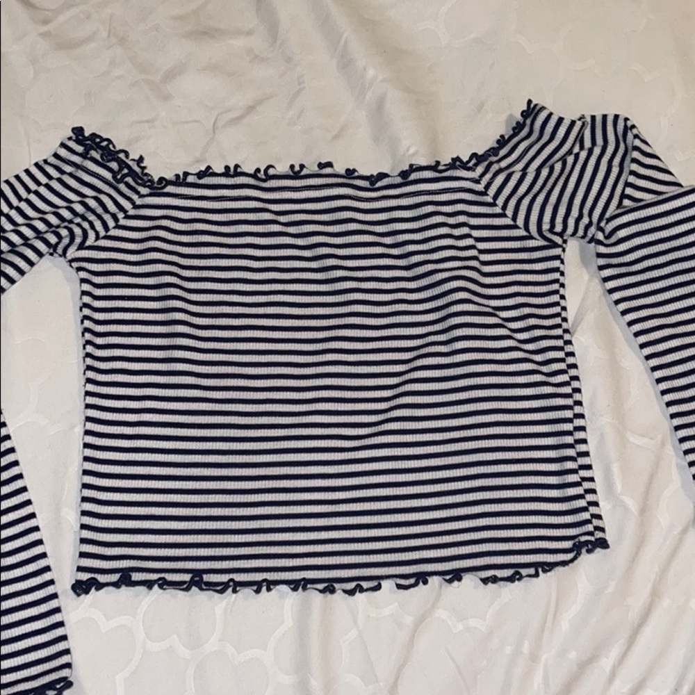 long sleeve off the shoulder